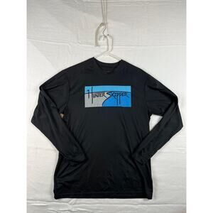 Men's Hunter Skipper Black Long Sleeve Performance Shirt Paragon  Size Large